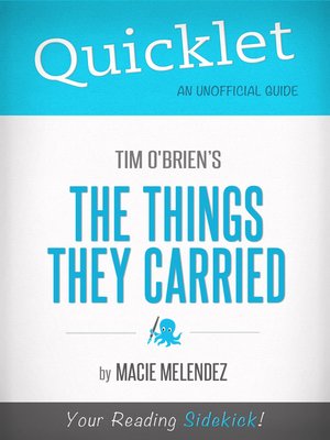 cover image of Quicklet on the Things They Carried by Tim O'brien